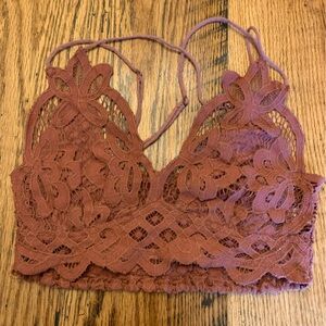 Free people bralette, lace bra, free people one